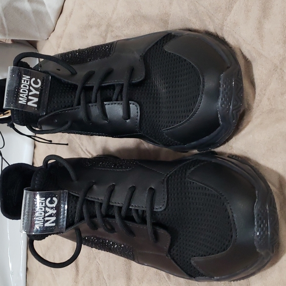 Madden NYC black rhinestone sneakers - Picture 8 of 8
